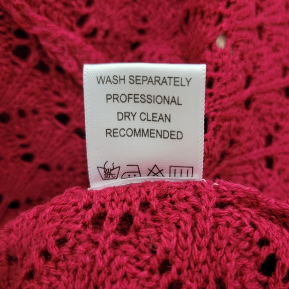 Paraella by Francesca's Knit Magenta Sweater - Picture 5 of 5
